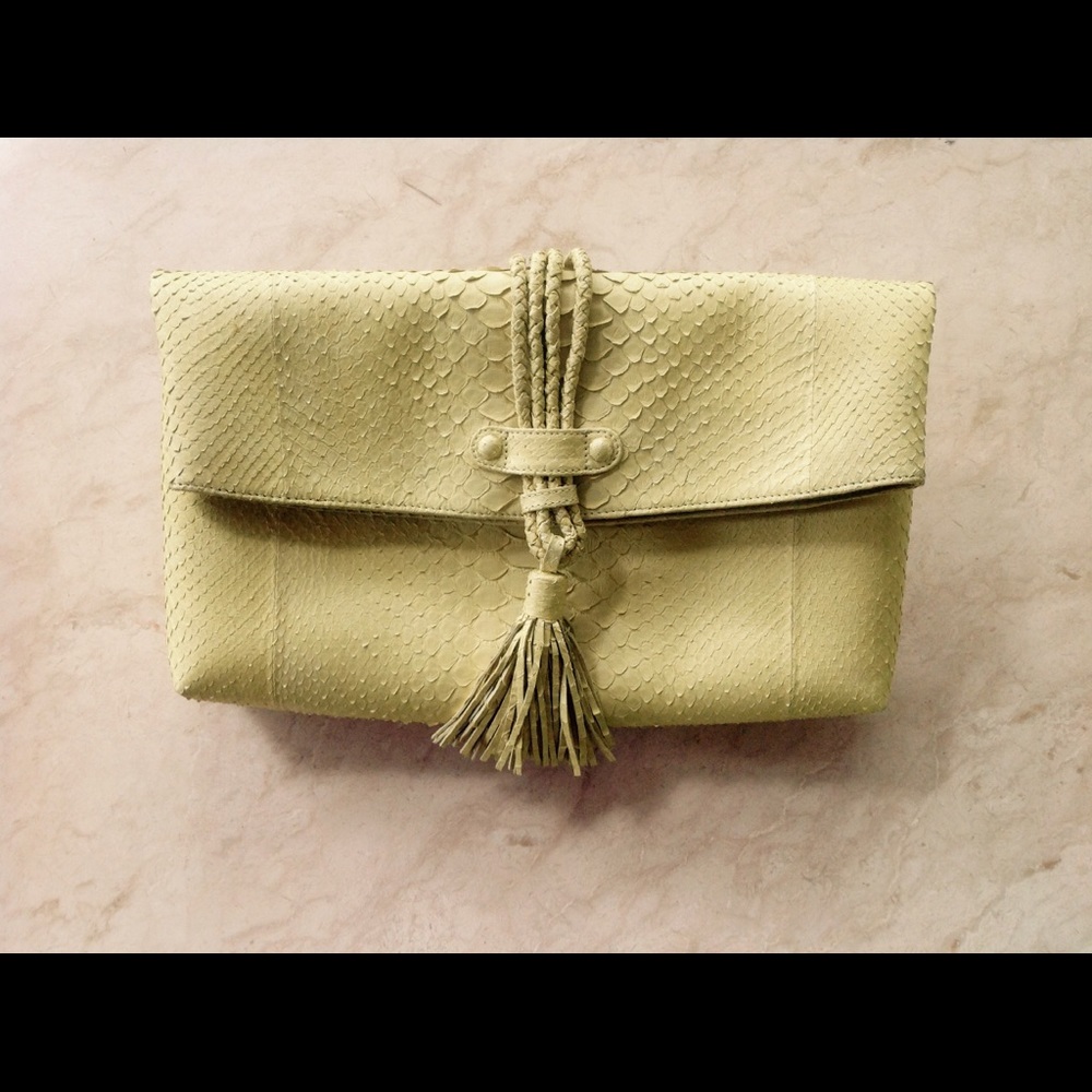 Genuine Python Skin Clutch - image 4
